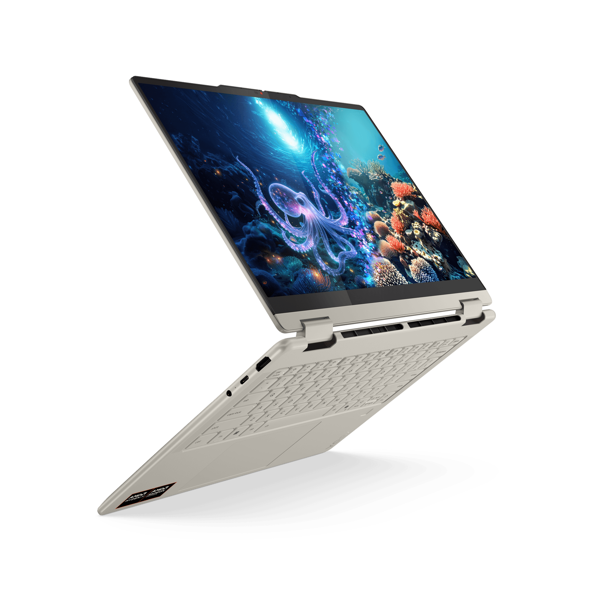 LENOVO YOGA 7i Copilot+ PC (83TC0003US) 14" 2K OLED TOUCHSCREEN LAPTOP 2-IN-1 LUNA GREY